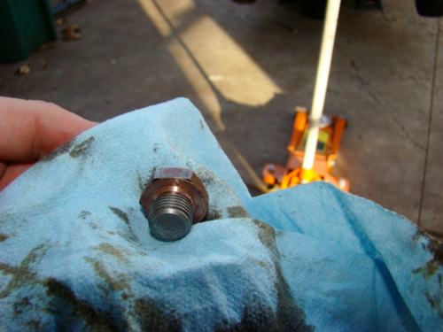 Inspec oil drain plug