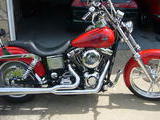 2002 Harley Davidson Dyna Red Paul Hruza