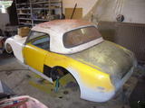 1961 Austin Healey Bugeye Sprite D719 BF Yellow Donn Engler