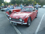 1968 Triumph TR250 Signal Red Sarah W