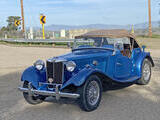 1952 MG TD BLUE Steve Hughes